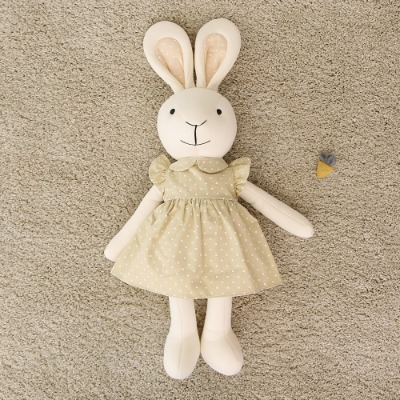 [어린이날 할인] 베베라온 오가닉 애착인형 토끼 예리(그린)