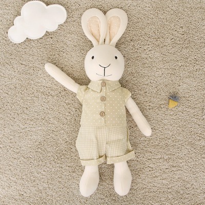 [어린이날 할인] 베베라온 오가닉 애착인형 토끼 헨리(그린)