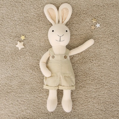 [어린이날 할인] 베베라온 오가닉 애착인형 토끼 헨리(멜빵)
